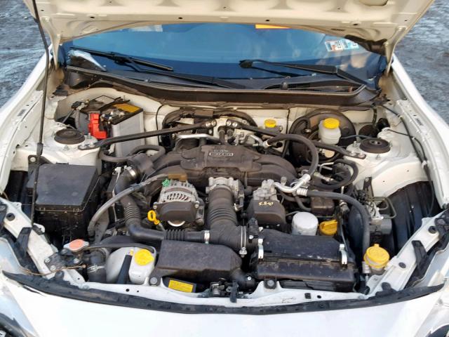 JF1ZNAA18D1720075 - 2013 TOYOTA SCION FR-S WHITE photo 7