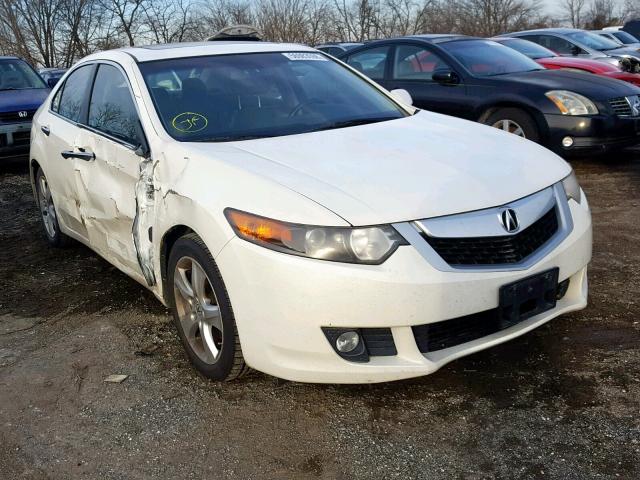 JH4CU2F69AC030802 - 2010 ACURA TSX WHITE photo 1