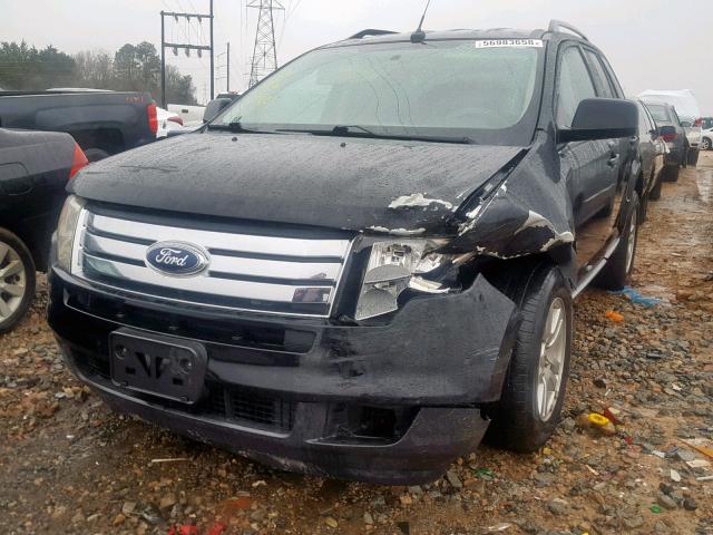 2FMDK36C37BB48257 - 2007 FORD EDGE SE BLACK photo 2