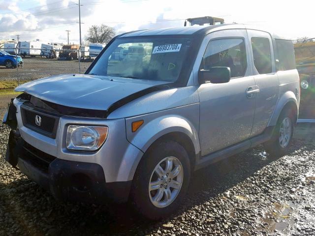 5J6YH18786L001966 - 2006 HONDA ELEMENT EX SILVER photo 2