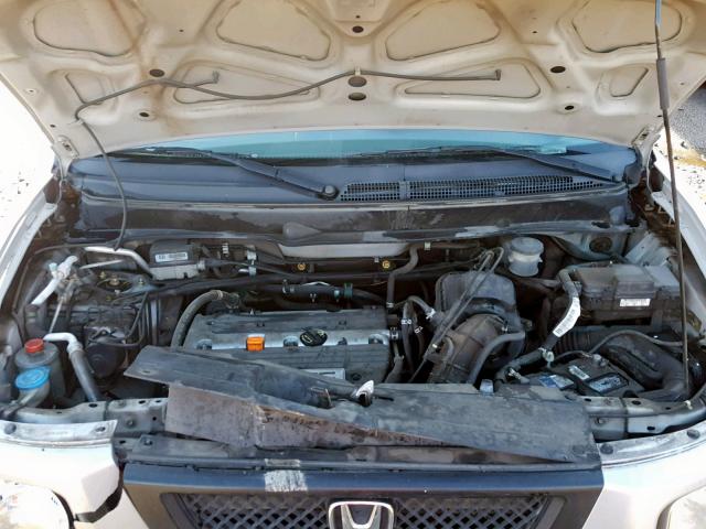 5J6YH18786L001966 - 2006 HONDA ELEMENT EX SILVER photo 7