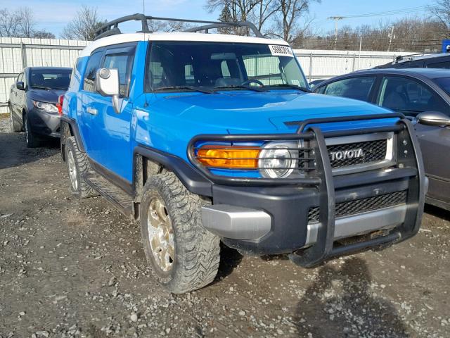 JTEBU11F270014395 - 2007 TOYOTA FJ CRUISER BLUE photo 1