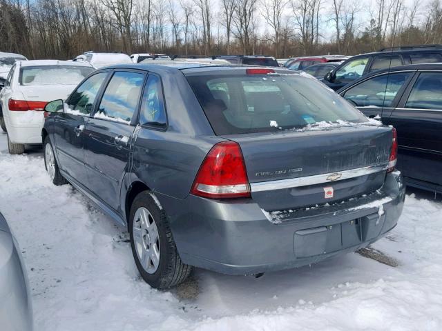 1G1ZT61886F166903 - 2006 CHEVROLET MALIBU MAX ნაცრისფერი ფოტო 3