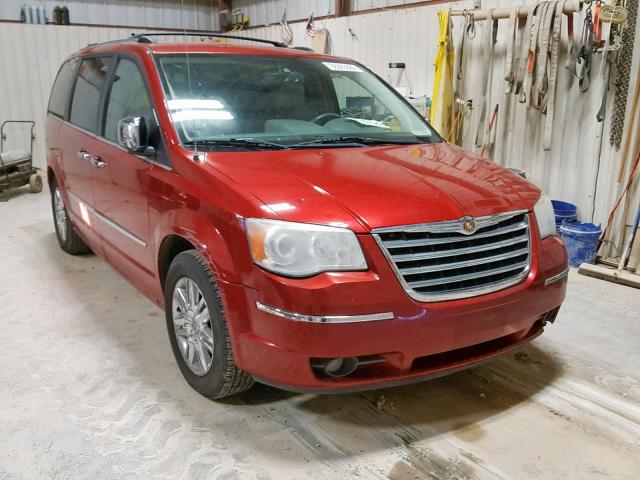 2A8HR64X58R635731 - 2008 CHRYSLER TOWN & COU RED photo 1