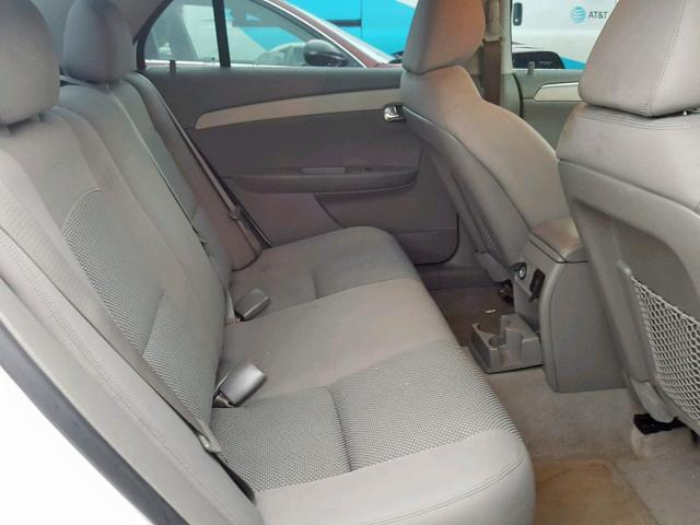 1G1ZC5E02CF378304 - 2012 CHEVROLET MALIBU 1LT WHITE photo 6