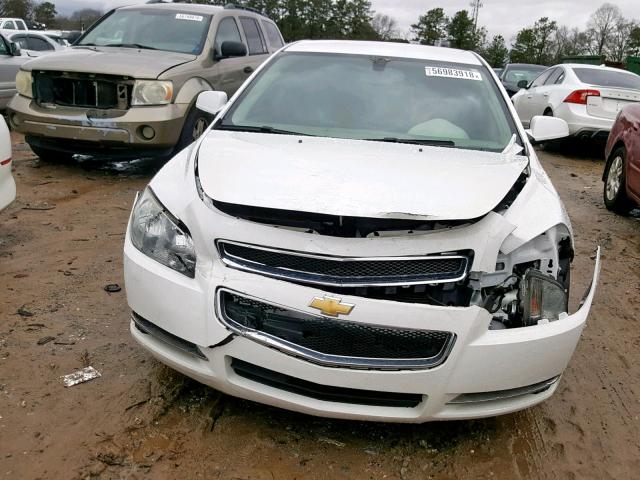 1G1ZC5E02CF378304 - 2012 CHEVROLET MALIBU 1LT WHITE photo 9