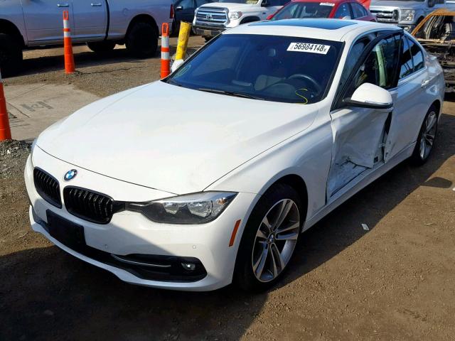WBA8E5C38HK388938 - 2017 BMW 328 D WHITE photo 2