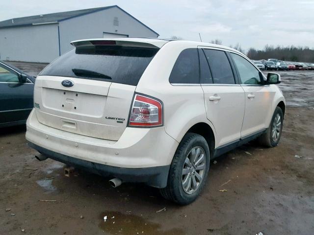 2FMDK49C38BB26231 - 2008 FORD EDGE LIMIT WHITE photo 4