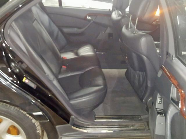 WDBNG84J45A461009 - 2005 MERCEDES-BENZ S 500 4MAT BLACK photo 6