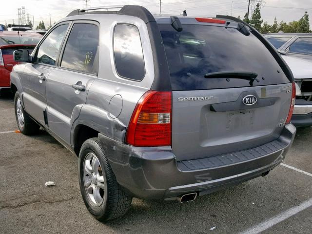 KNDJF723757032879 - 2005 KIA NEW SPORTA GRAY photo 3