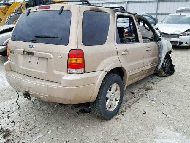 1FMCU94127KB28825 - 2007 FORD ESCAPE LIM TAN photo 4