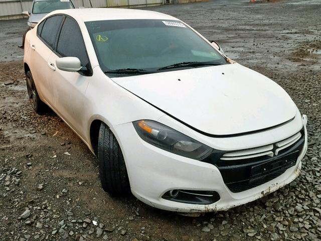 1C3CDFBH2DD257929 - 2013 DODGE DART SXT WHITE photo 1