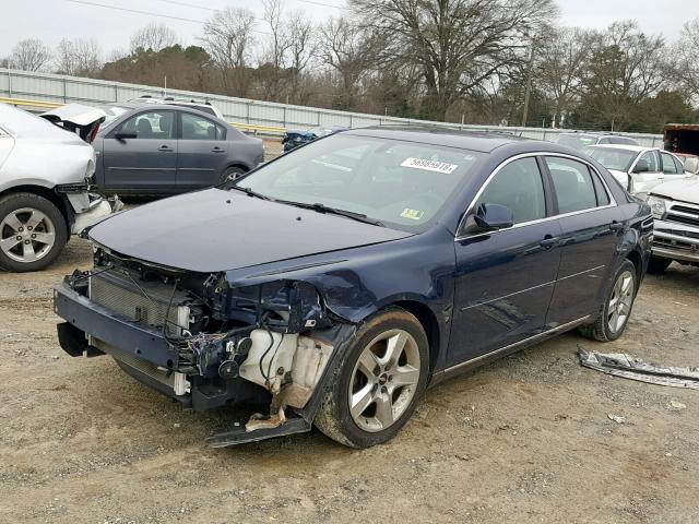 1G1ZC5EB6AF294405 - 2010 CHEVROLET MALIBU 1LT BLUE photo 2