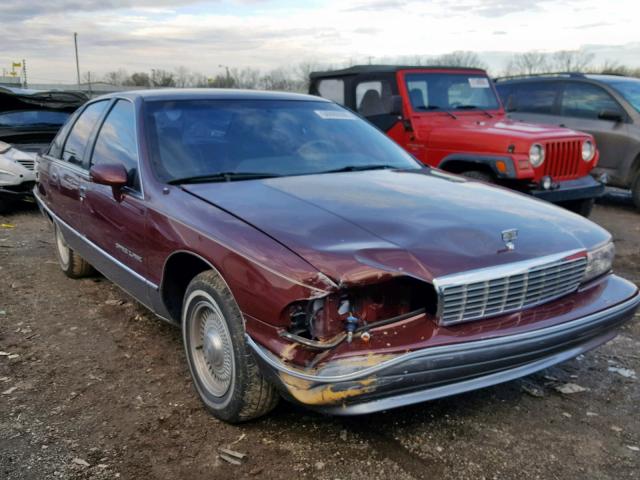 1G1BN53E6MW200939 - 1991 CHEVROLET CAPRICE CL MAROON photo 1