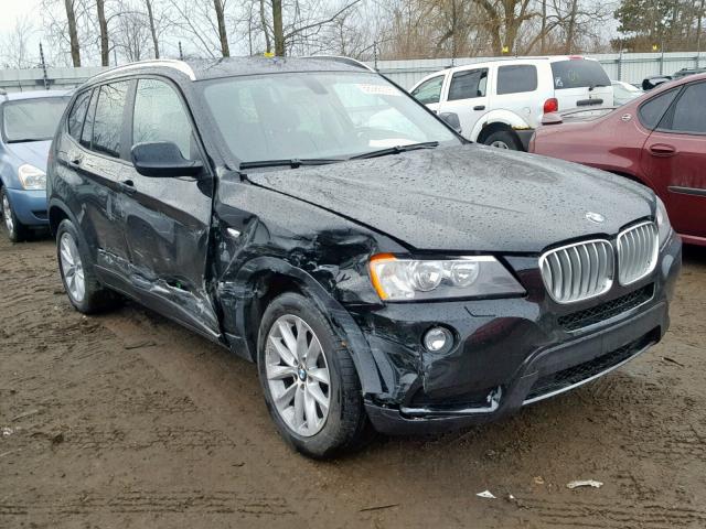 5UXWX9C56E0D40649 - 2014 BMW X3 XDRIVE2 BLACK photo 1