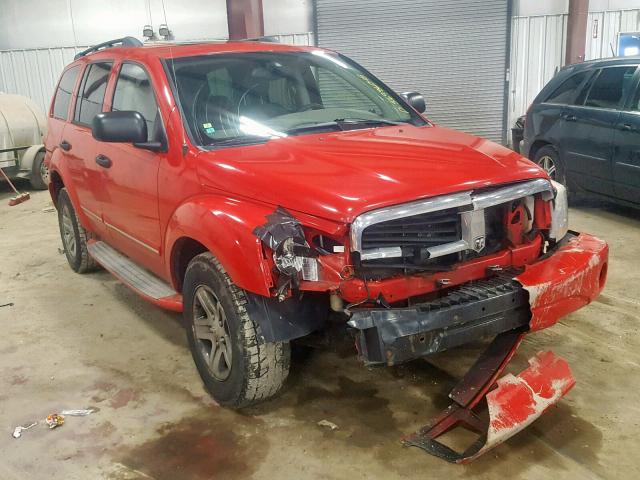 1D4HB58D65F592416 - 2005 DODGE DURANGO LI RED photo 1