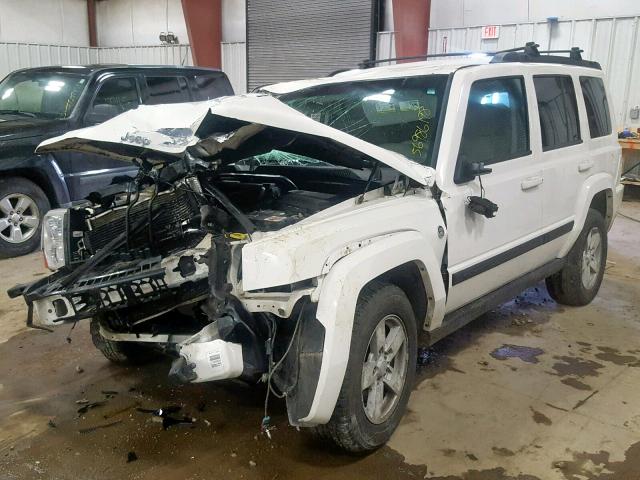 1J8HG48N18C197527 - 2008 JEEP COMMANDER WHITE photo 2