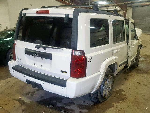 1J8HG48N18C197527 - 2008 JEEP COMMANDER WHITE photo 4