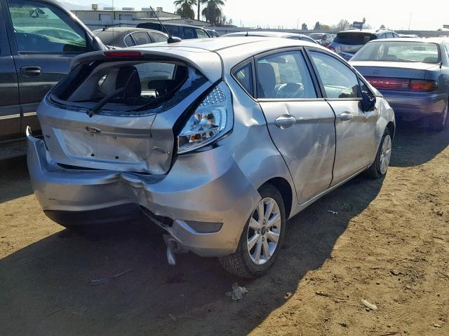 3FADP4EJ6DM200735 - 2013 FORD FIESTA SE SILVER photo 4