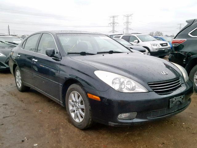 JTHBA30G140023215 - 2004 LEXUS ES 330 BLACK photo 1