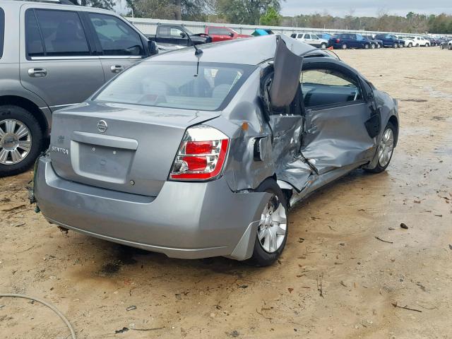 3N1AB61E88L700250 - 2008 NISSAN SENTRA 2.0 GRAY photo 4