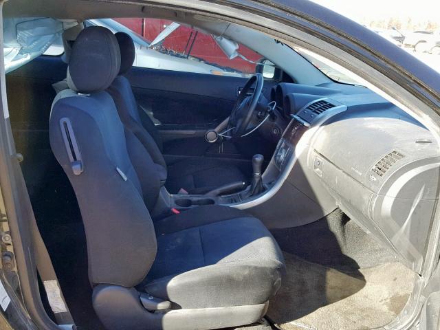 JTKDE167790300220 - 2009 TOYOTA SCION TC შავი ფოტო 5