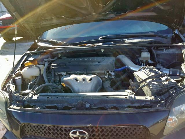 JTKDE167790300220 - 2009 TOYOTA SCION TC შავი ფოტო 7
