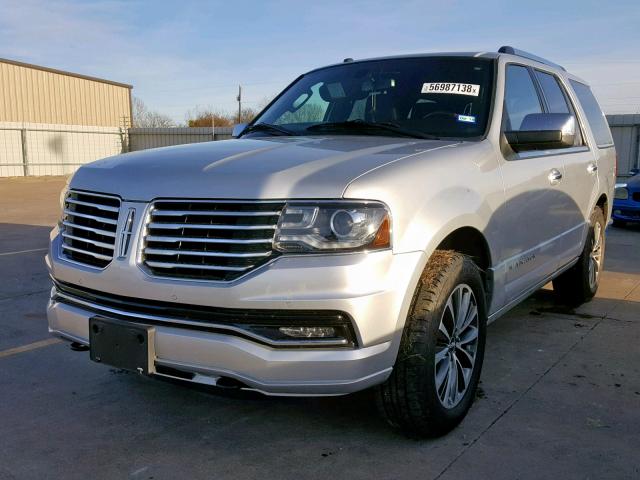 5LMJJ2HT0FEJ09381 - 2015 LINCOLN NAVIGATOR SILVER photo 2