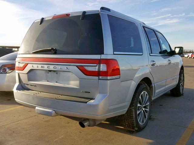 5LMJJ2HT0FEJ09381 - 2015 LINCOLN NAVIGATOR SILVER photo 4