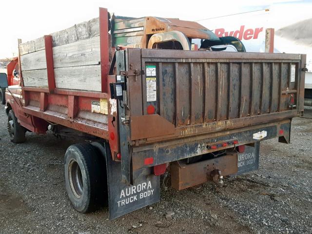 2FDLF47M5KCB34845 - 1989 FORD F SUPER DU RED photo 3