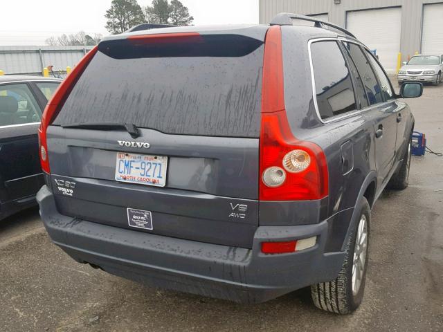 YV1CZ852451209751 - 2005 VOLVO XC90 V8 GRAY photo 4