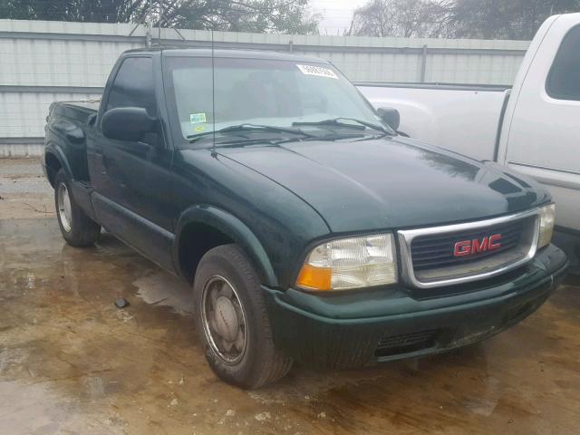 1GTCS145128136662 - 2002 GMC SONOMA GREEN photo 1