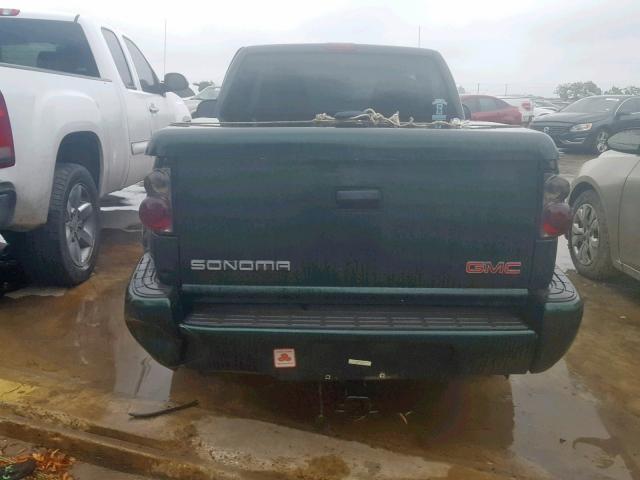 1GTCS145128136662 - 2002 GMC SONOMA GREEN photo 10