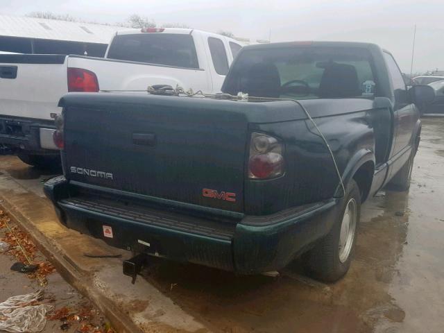 1GTCS145128136662 - 2002 GMC SONOMA GREEN photo 4