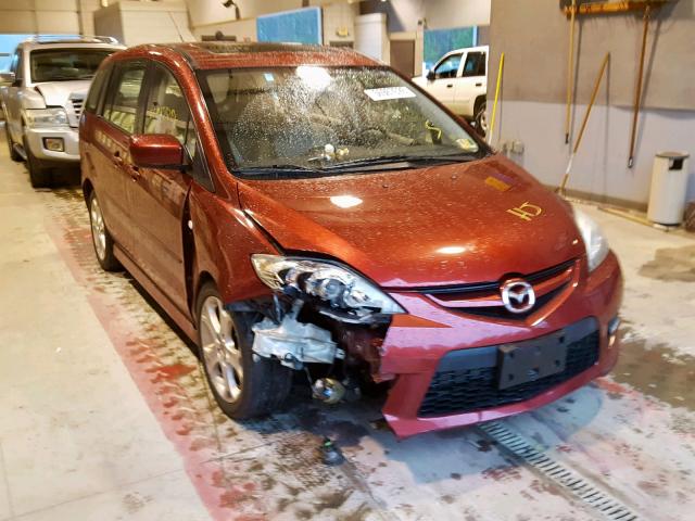 JM1CR293690329214 - 2009 MAZDA 5 RED photo 1