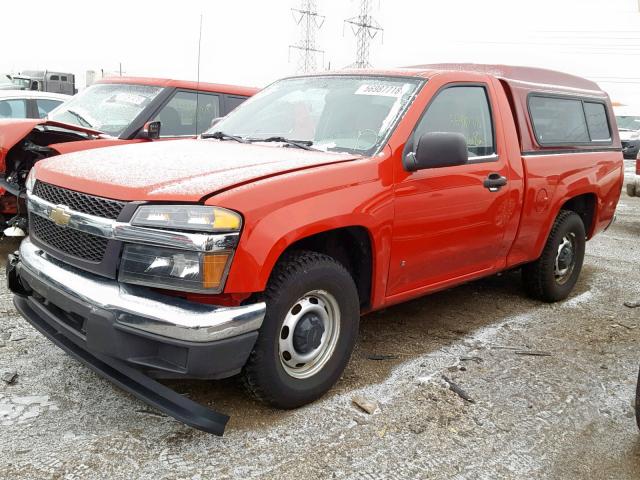 1GCCS149788152716 - 2008 CHEVROLET COLORADO RED photo 2