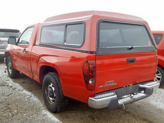 1GCCS149788152716 - 2008 CHEVROLET COLORADO RED photo 3