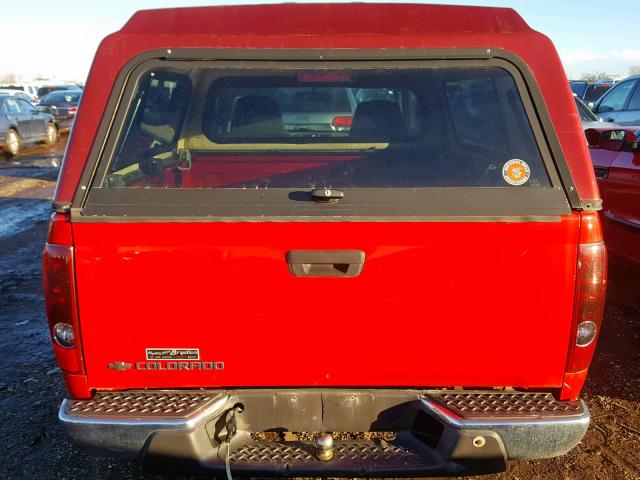 1GCCS149788152716 - 2008 CHEVROLET COLORADO RED photo 6