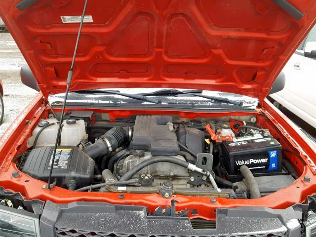 1GCCS149788152716 - 2008 CHEVROLET COLORADO RED photo 7