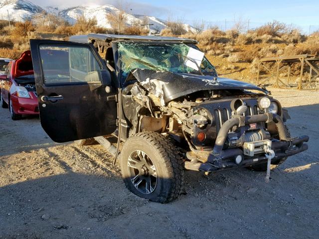 1J4AA2D12BL518526 - 2011 JEEP WRANGLER S BLACK photo 1