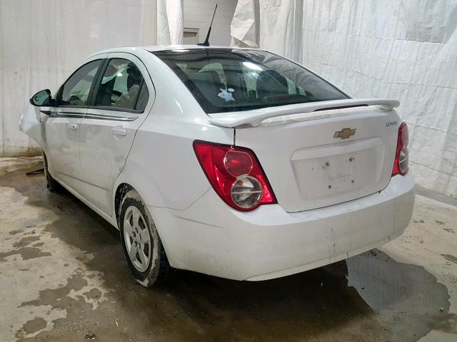 1G1JA5SG4D4126104 - 2013 CHEVROLET SONIC LS 白色 照片 3