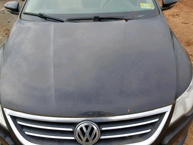 WVWGU7AN4AE537058 - 2010 VOLKSWAGEN CC VR6 4MO BLACK photo 7