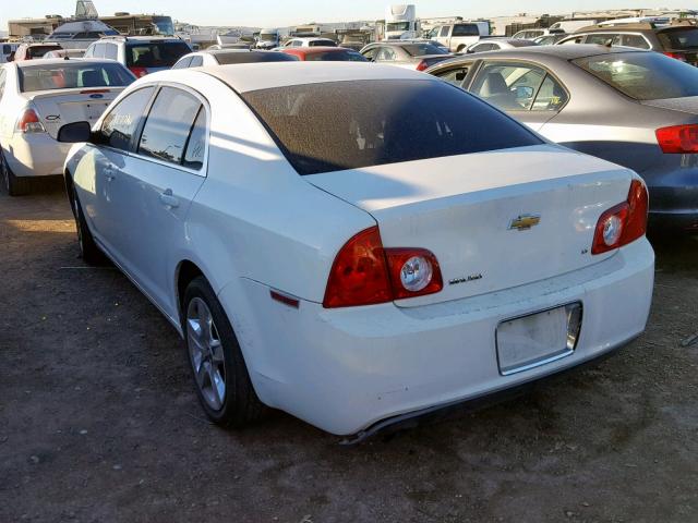 1G1ZH57B08F196592 - 2008 CHEVROLET MALIBU 1LT WHITE photo 3