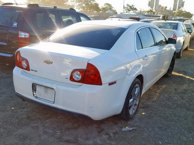 1G1ZH57B08F196592 - 2008 CHEVROLET MALIBU 1LT WHITE photo 4