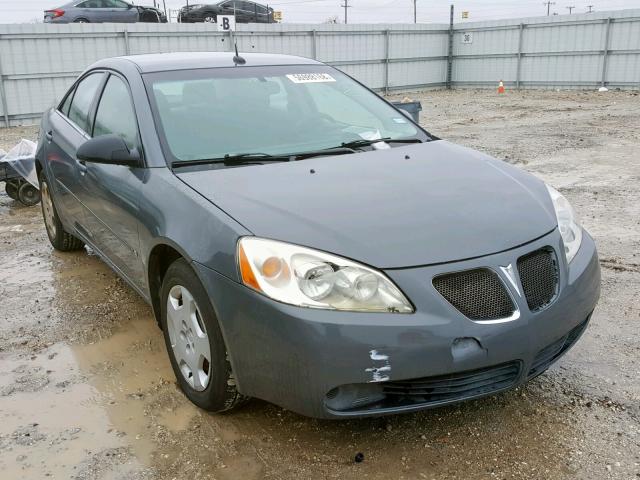 1G2ZF57B684304209 - 2008 PONTIAC G6 VALUE L GRAY photo 1