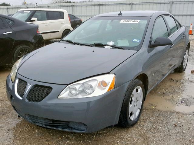 1G2ZF57B684304209 - 2008 PONTIAC G6 VALUE L GRAY photo 2