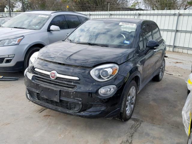 ZFBCFXBT2GP469137 - 2016 FIAT 500X EASY BLACK photo 2