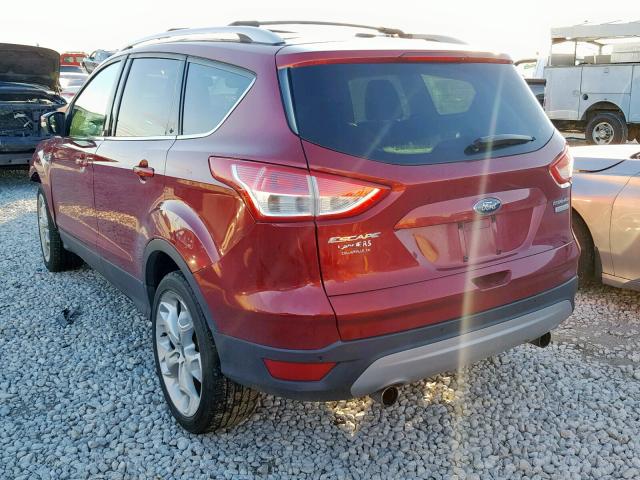 1FMCU0J93DUC03909 - 2013 FORD ESCAPE TIT RED photo 3