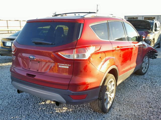 1FMCU0J93DUC03909 - 2013 FORD ESCAPE TIT RED photo 4