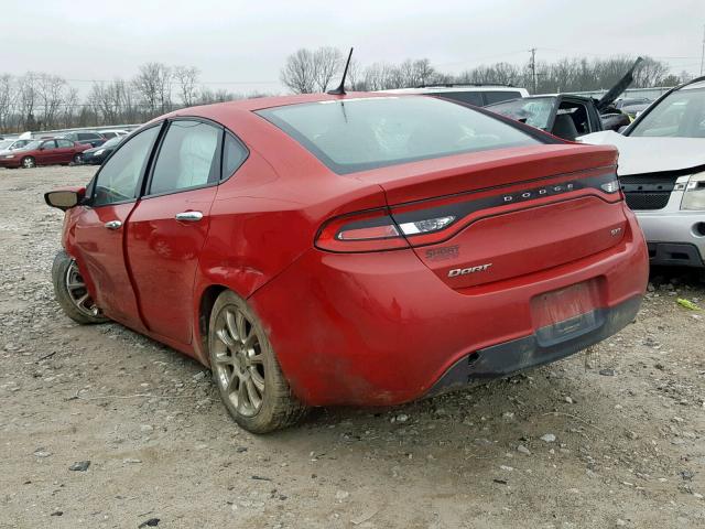 1C3CDFFA9GD820234 - 2016 DODGE DART SXT S RED photo 3